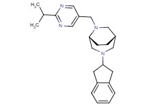 (1S*,5R*)-3-(2,3-dihydro-1H-inden-2-yl)-6-[(2-isopropylpyrimidin-5-yl)methyl]-3,6-diazabicyclo[3.2.2]nonane