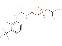 N-[2-fluoro-3-(trifluoromethyl)phenyl]-N'-[2-(isobutylsulfonyl)ethyl]urea