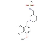 N-{[1-(4-methoxy-2,3-dimethylbenzyl)piperidin-3-yl]methyl}methanesulfonamide