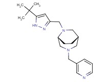 (1S*,5R*)-6-[(5-tert-butyl-1H-pyrazol-3-yl)methyl]-3-(3-pyridinylmethyl)-3,6-diazabicyclo[3.2.2]nonane