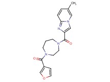2-{[4-(3-furoyl)-1,4-diazepan-1-yl]carbonyl}-6-methylimidazo[1,2-a]pyridine