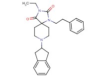 8-(2,3-dihydro-1H-inden-2-yl)-3-ethyl-1-(2-phenylethyl)-1,3,8-triazaspiro[4.5]decane-2,4-dione