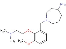 1-{2-[2-(dimethylamino)ethoxy]-3-methoxybenzyl}azepan-4-amine