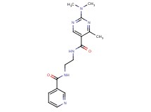 2-(dimethylamino)-4-methyl-N-{2-[(3-pyridinylcarbonyl)amino]ethyl}-5-pyrimidinecarboxamide