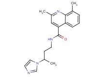 N-[3-(1H-imidazol-1-yl)butyl]-2,8-dimethyl-4-quinolinecarboxamide
