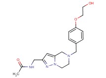 N-({5-[4-(2-hydroxyethoxy)benzyl]-4,5,6,7-tetrahydropyrazolo[1,5-a]pyrazin-2-yl}methyl)acetamide
