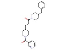 3-({4-[3-(4-benzyl-1-piperidinyl)-3-oxopropyl]-1-piperidinyl}carbonyl)pyridine