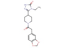 5-[1-(1,3-benzodioxol-5-ylacetyl)piperidin-4-yl]-4-ethyl-2,4-dihydro-3H-1,2,4-triazol-3-one