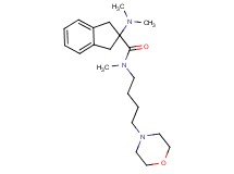 2-(dimethylamino)-N-methyl-N-[4-(4-morpholinyl)butyl]-2-indanecarboxamide