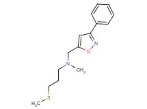 N-methyl-3-(methylthio)-N-[(3-phenyl-5-isoxazolyl)methyl]-1-propanamine