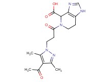 5-[3-(4-acetyl-3,5-dimethyl-1H-pyrazol-1-yl)propanoyl]-4,5,6,7-tetrahydro-1H-imidazo[4,5-c]pyridine-4-carboxylic acid