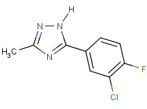 5-(3-chloro-4-fluorophenyl)-3-methyl-1H-1,2,4-triazole