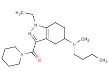 N-butyl-1-ethyl-N-methyl-3-(1-piperidinylcarbonyl)-4,5,6,7-tetrahydro-1H-indazol-5-amine
