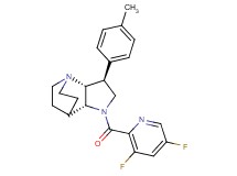 (3S*,3aR*,7aR*)-1-[(3,5-difluoropyridin-2-yl)carbonyl]-3-(4-methylphenyl)octahydro-4,7-ethanopyrrolo[3,2-b]pyridine