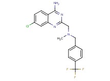 7-chloro-2-({methyl[4-(trifluoromethyl)benzyl]amino}methyl)-4-quinazolinamine