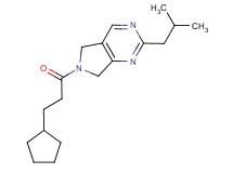 6-(3-cyclopentylpropanoyl)-2-isobutyl-6,7-dihydro-5H-pyrrolo[3,4-d]pyrimidine