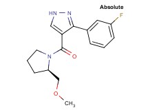 3-(3-fluorophenyl)-4-{[(2R)-2-(methoxymethyl)pyrrolidin-1-yl]carbonyl}-1H-pyrazole