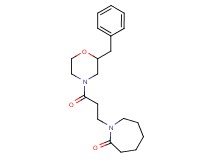 1-[3-(2-benzyl-4-morpholinyl)-3-oxopropyl]-2-azepanone