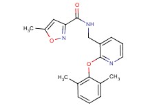 N-{[2-(2,6-dimethylphenoxy)-3-pyridinyl]methyl}-5-methyl-3-isoxazolecarboxamide