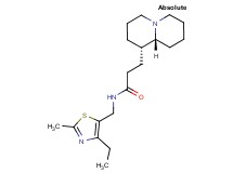 N-[(4-ethyl-2-methyl-1,3-thiazol-5-yl)methyl]-3-[(1S,9aR)-octahydro-2H-quinolizin-1-yl]propanamide