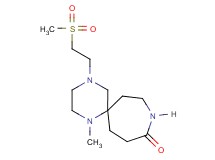 1-methyl-4-[2-(methylsulfonyl)ethyl]-1,4,9-triazaspiro[5.6]dodecan-10-one