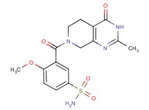 4-methoxy-3-[(2-methyl-4-oxo-4,5,6,8-tetrahydropyrido[3,4-d]pyrimidin-7(3H)-yl)carbonyl]benzenesulfonamide