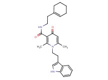 N-[2-(1-cyclohexen-1-yl)ethyl]-1-[2-(1H-indol-3-yl)ethyl]-2,6-dimethyl-4-oxo-1,4-dihydro-3-pyridinecarboxamide