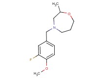 4-(3-fluoro-4-methoxybenzyl)-2-methyl-1,4-oxazepane