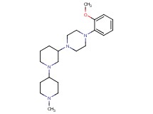 3-[4-(2-methoxyphenyl)-1-piperazinyl]-1'-methyl-1,4'-bipiperidine