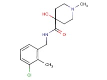 N-(3-chloro-2-methylbenzyl)-4-hydroxy-1-methylpiperidine-4-carboxamide