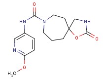 N-(6-methoxypyridin-3-yl)-2-oxo-1-oxa-3,8-diazaspiro[4.6]undecane-8-carboxamide