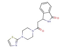 3-{2-oxo-2-[4-(1,3-thiazol-2-yl)piperazin-1-yl]ethyl}isoindolin-1-one