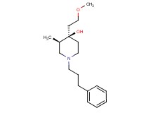 (3R*,4R*)-4-(2-methoxyethyl)-3-methyl-1-(3-phenylpropyl)-4-piperidinol