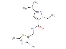N-[(2,4-dimethyl-1,3-thiazol-5-yl)methyl]-1-ethyl-3-isopropyl-1H-pyrazole-5-carboxamide