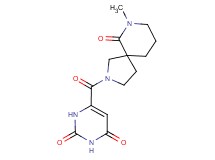 6-[(7-methyl-6-oxo-2,7-diazaspiro[4.5]dec-2-yl)carbonyl]pyrimidine-2,4(1H,3H)-dione