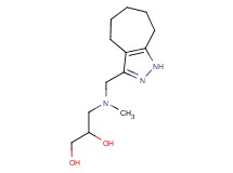 3-[(1,4,5,6,7,8-hexahydrocyclohepta[c]pyrazol-3-ylmethyl)(methyl)amino]propane-1,2-diol