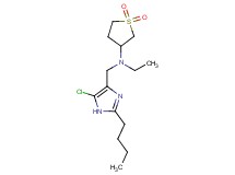 N-[(2-butyl-5-chloro-1H-imidazol-4-yl)methyl]-N-ethyltetrahydro-3-thiophenamine 1,1-dioxide