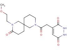 4-{2-[8-(2-methoxyethyl)-9-oxo-2,8-diazaspiro[5.5]undec-2-yl]-2-oxoethyl}-1,2-dihydropyridazine-3,6-dione