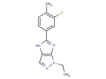 1-ethyl-5-(3-fluoro-4-methylphenyl)-1,4-dihydroimidazo[4,5-c]pyrazole