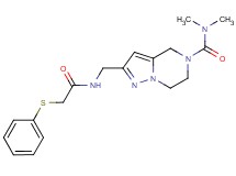 N,N-dimethyl-2-({[(phenylthio)acetyl]amino}methyl)-6,7-dihydropyrazolo[1,5-a]pyrazine-5(4H)-carboxamide