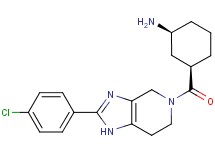 (rel-(1S,3R)-3-{[2-(4-chlorophenyl)-1,4,6,7-tetrahydro-5H-imidazo[4,5-c]pyridin-5-yl]carbonyl}cyclohexyl)amine dihydrochloride