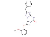 N-(3-benzyl-1H-1,2,4-triazol-5-yl)-3-(2-methoxyphenoxy)azetidine-1-carboxamide