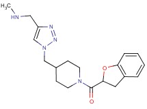 1-(1-{[1-(2,3-dihydro-1-benzofuran-2-ylcarbonyl)-4-piperidinyl]methyl}-1H-1,2,3-triazol-4-yl)-N-methylmethanamine
