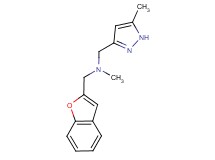 (1-benzofuran-2-ylmethyl)methyl[(5-methyl-1H-pyrazol-3-yl)methyl]amine