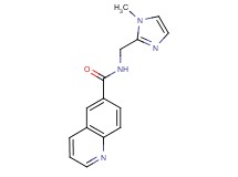 N-[(1-methyl-1H-imidazol-2-yl)methyl]quinoline-6-carboxamide