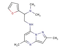 N~2~-(2,5-dimethylpyrazolo[1,5-a]pyrimidin-7-yl)-1-(2-furyl)-N~1~,N~1~-dimethyl-1,2-ethanediamine