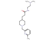 N-[2-(dimethylamino)ethyl]-3-{1-[(6-methyl-2-pyridinyl)methyl]-4-piperidinyl}propanamide