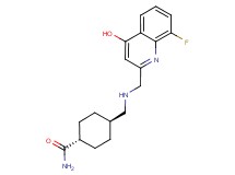 trans-4-({[(8-fluoro-4-hydroxyquinolin-2-yl)methyl]amino}methyl)cyclohexanecarboxamide