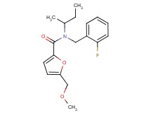 N-(sec-butyl)-N-(2-fluorobenzyl)-5-(methoxymethyl)-2-furamide