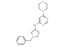 N-(1-benzylpyrrolidin-3-yl)-6-morpholin-4-ylpyrimidin-4-amine